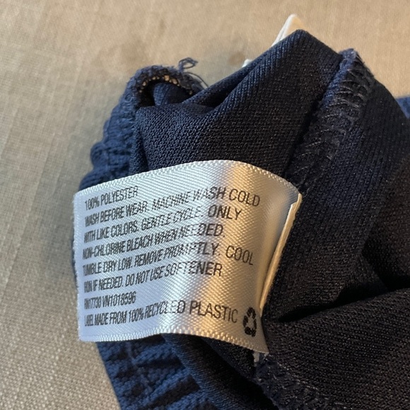 Classic Navy Kids Shorts with White Stripes - Picture 6 of 6